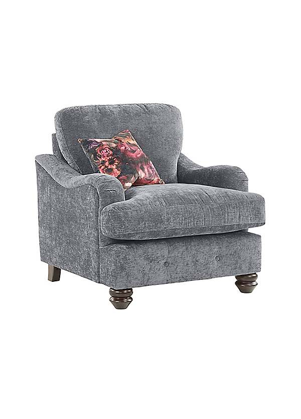 Crushed velvet chair clearance cushions