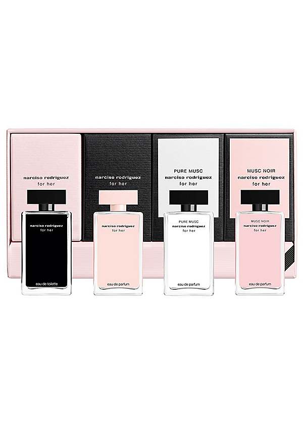 narciso rodriguez 香水セット 4本 Narciso Rodriguez For Her Mini Fragrance Gift Set: 4 x 7.5ml | bonprix