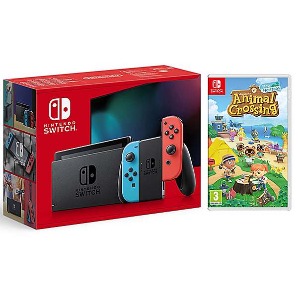 Nintendo Switch Neon with Animal Crossing New Horizons 32GB | bonprix