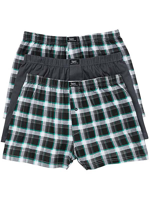 bonprix Pack of 3 Loose Jersey Boxers