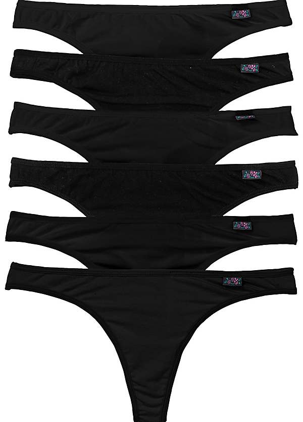 BPC BONPRIX COLLECTION Womens 4 Pack Thong Briefs Knickers Grey Size Medium  £4.99 - PicClick UK