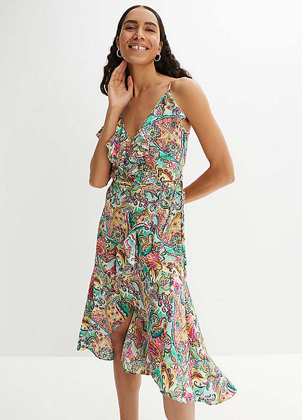 Paisley print outlet midi dress