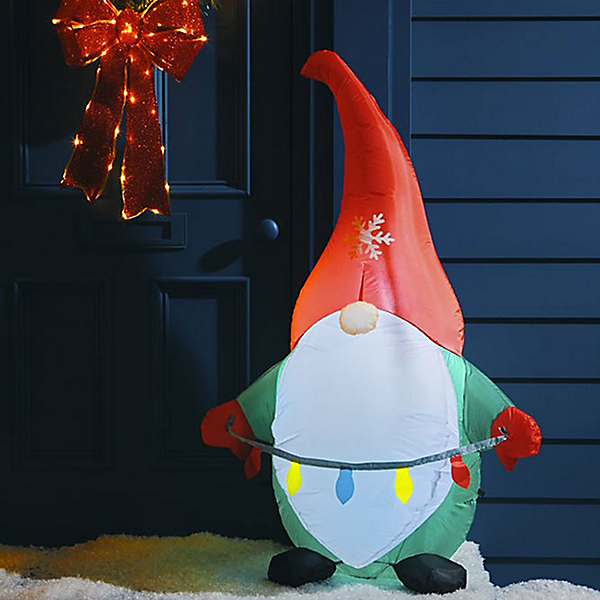 inflatable gnome christmas decorations