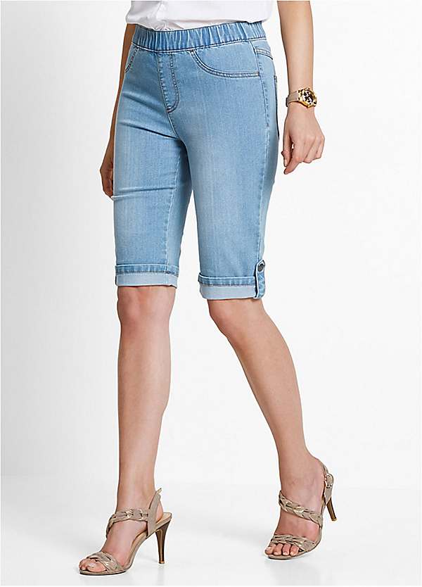 jean shorts long