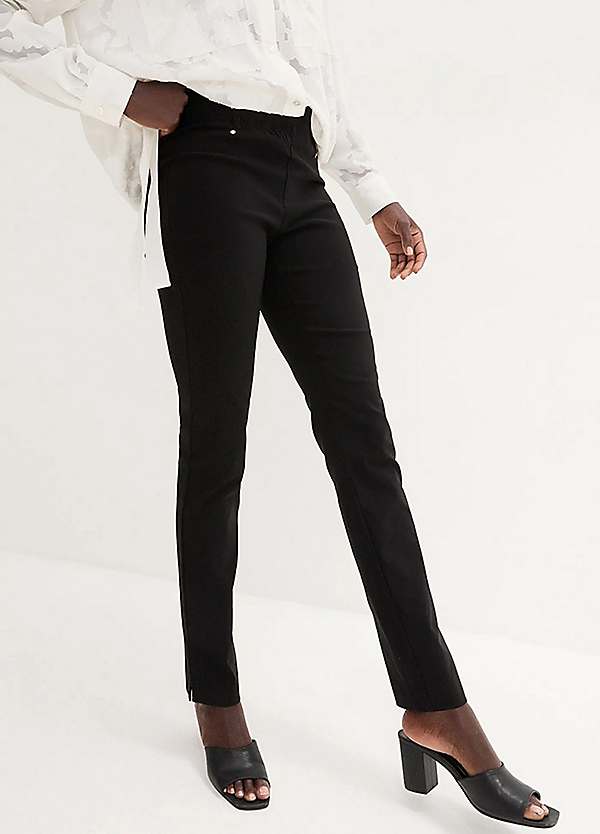 Pull On Slim Fit Trousers by bonprix bonprix