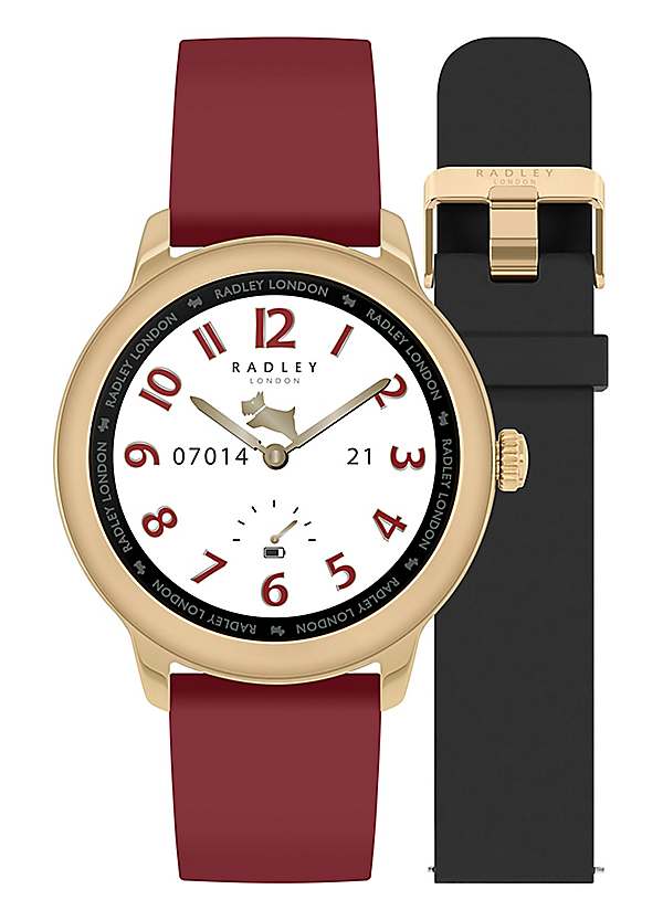 Radley red sale leather watch