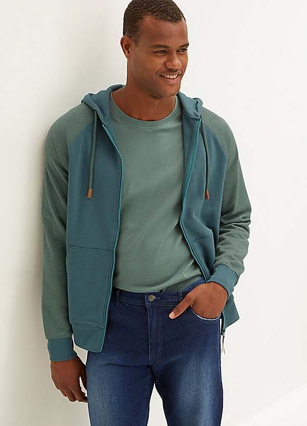 Off the shoulder zip up hoodie online