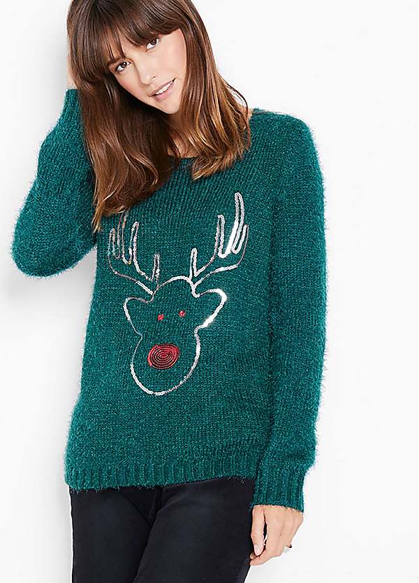 reindeer christmas jumper