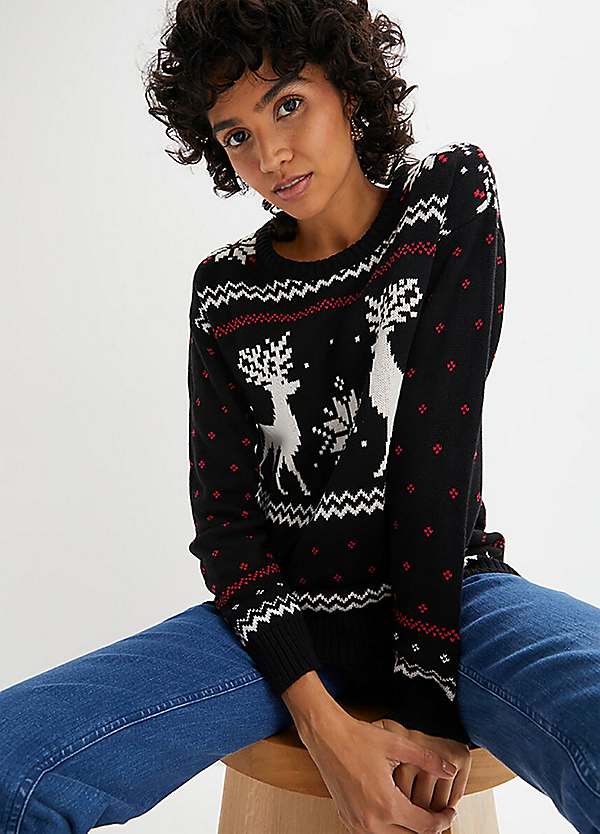 reindeer christmas jumper