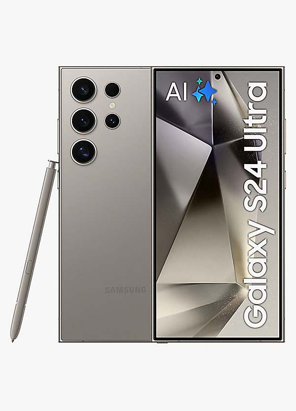 Samsung Galaxy S24 Ultra 1TB Mobile Phone - Titanium Gray