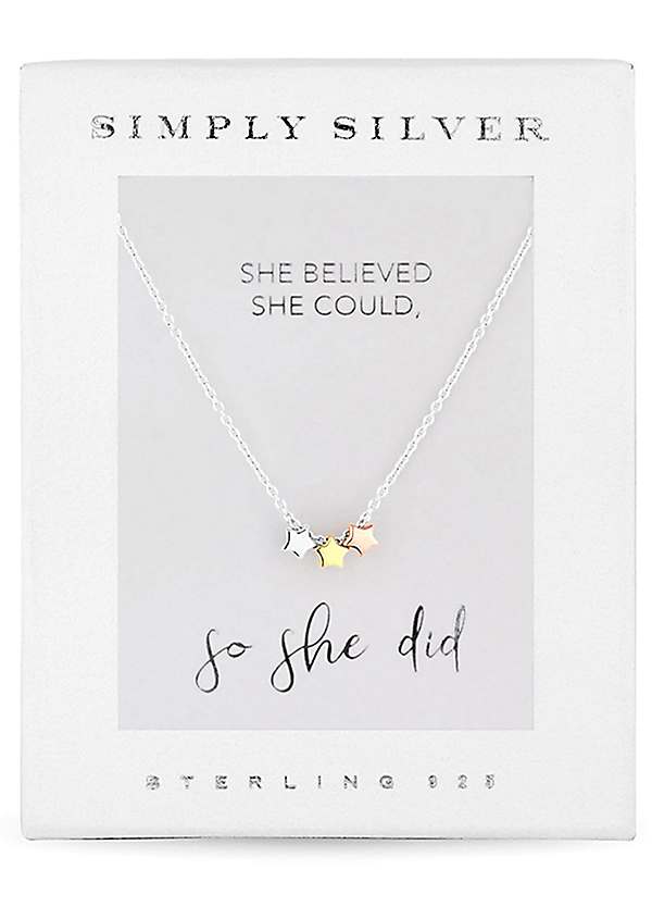 Simply silver deals necklace