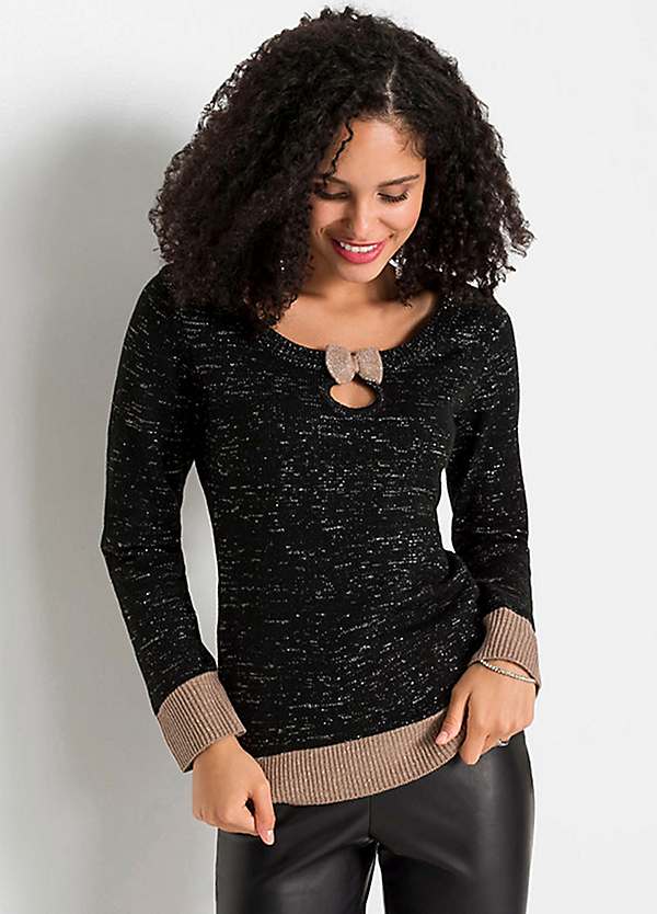 bonprix Sparkly Knit Jumper