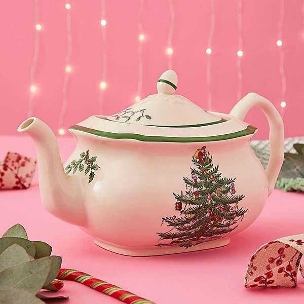 Spode Christmas Tree Porcelain Tea Pot