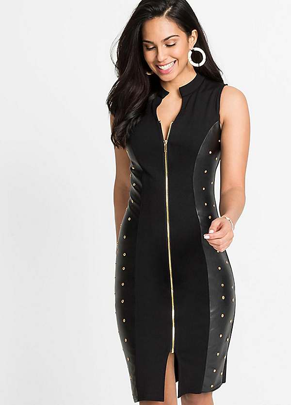 Studded bodycon outlet dress