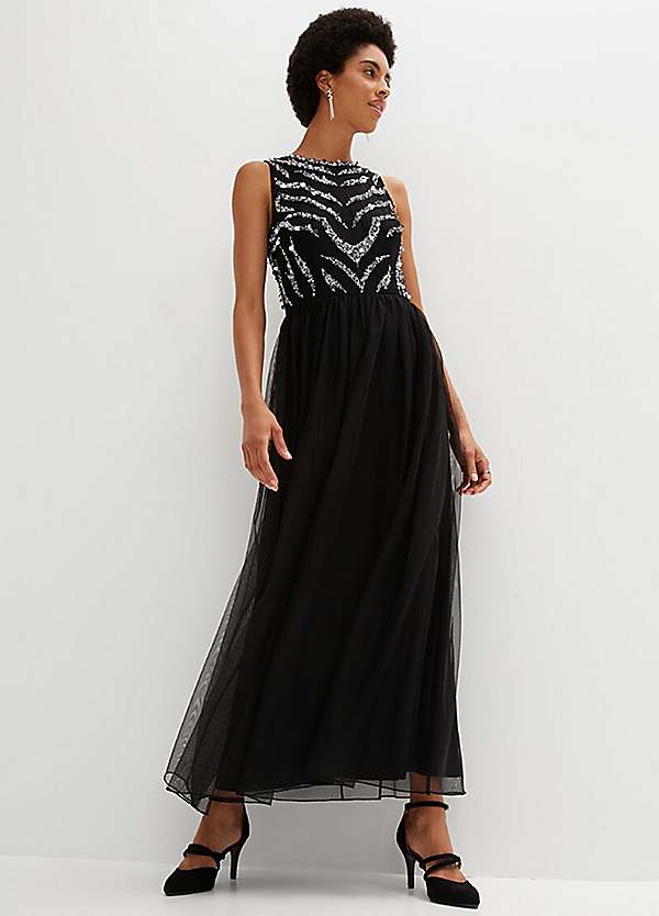 Studded Evening Dress by bonprix bonprix