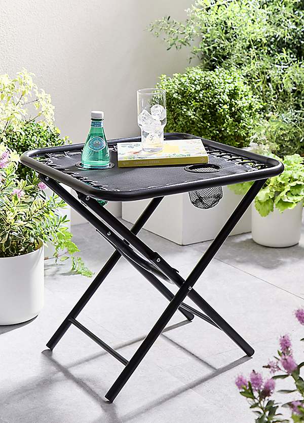 Suntime Royale Folding Textile Side Table | bonprix