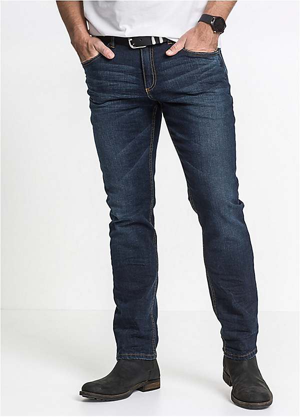 Tapered Leg Jeans