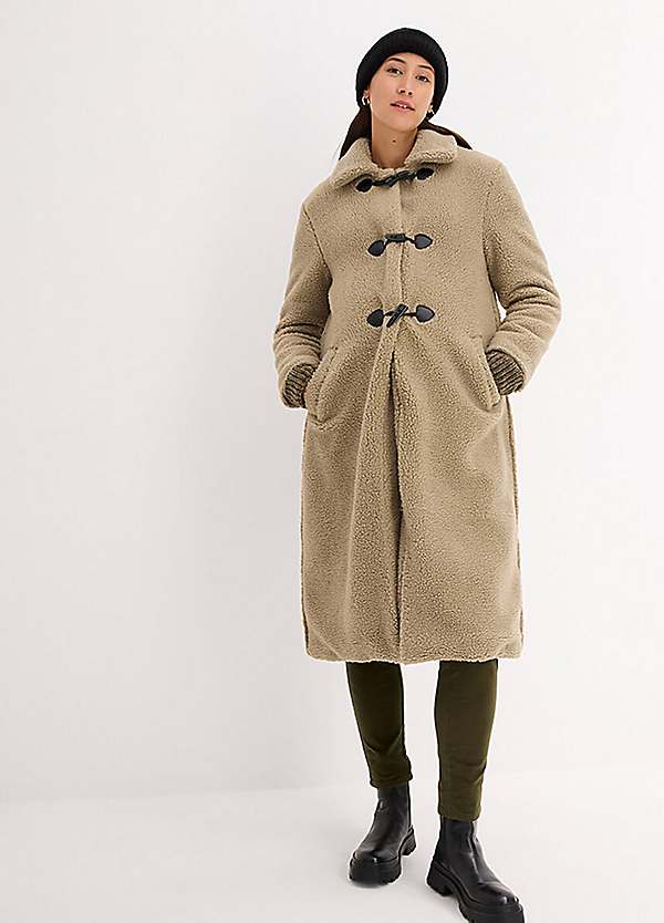 Teddy Fleece Maternity Coat by bonprix bonprix