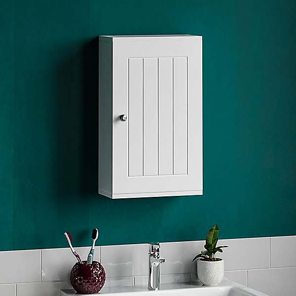 Vida Bathroom Priano 1 Door Wall Cabinet