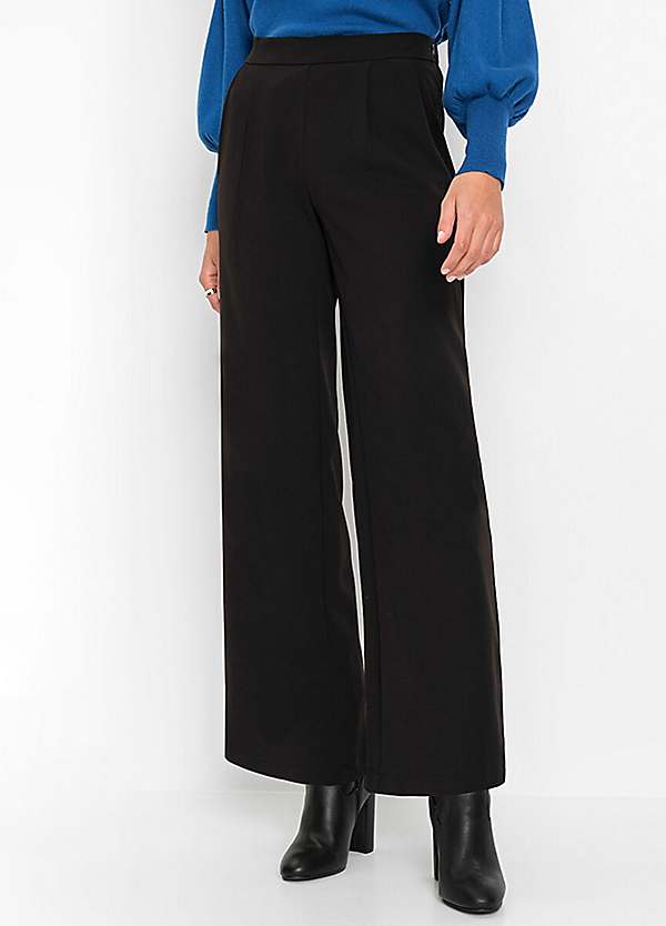 Polyester wide best sale leg palazzo pants