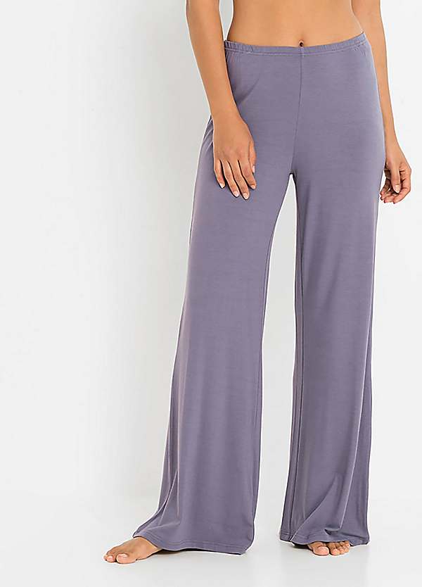 Wide Leg Pyjama Bottoms by bonprix 