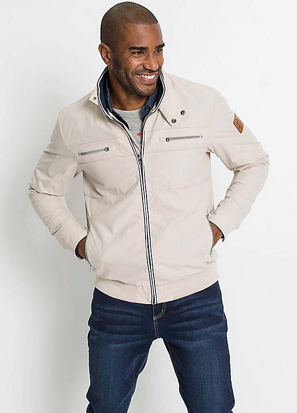 turtleneck zipper jacket