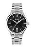 bonprix Accurist Men’s Classic Silver Stainless Steel Bracelet Analogue 37mm Watch