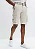 bonprix Belted Cotton Cargo Shorts