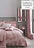 bonprix Catherine Lansfield Blush Crushed Velvet Duvet Set