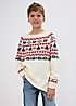 bonprix Christmas Fair Isle Jumper
