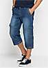 bonprix Cropped Cargo Jeans