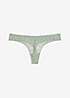 Floral Lace V-String Thong by bonprix | bonprix