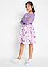 bonprix Floral Party Dress & Bolero & Belt