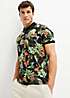 bonprix Floral Polo Shirt