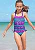 bonprix Girls Navajo Print Swimsuit