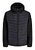 JJ REBEL Herren Hybrid Jacke - Trendige Herbstjacke Mit Stehkragen & Sportivem Design