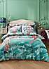 bonprix Joe Browns Sakura Herons Oceanic 100% Cotton Sateen 200 Thread Count Reversible Duvet Set