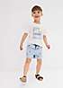 Kids Sailing Boat Print T-Shirt &amp; Shorts Set by bonprix | bonprix