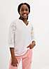 bonprix Kids Three-Quarter Sleeve Muslin Tunic