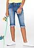bonprix Kids Turn-Up Hem Capri Jeans