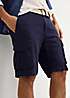 bonprix Linen Blend Belted Shorts