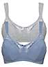 bonprix Pack of 2 Lace Trim Bras