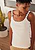 bonprix Pack of 2 Lace Trim Camis