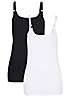 bonprix Pack of 2 Longline Camis