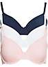bonprix Pack of 3 Seamless Bras