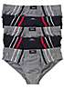bonprix Pack of 5 Piped Briefs