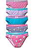 bonprix Pack of 5 Printed Girls Briefs