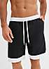bonprix Piped Elasticated Waist Swim Shorts