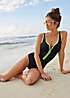 bonprix Piped Shaper Swimsuit