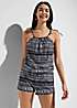 bonprix Printed Swim Playsuit